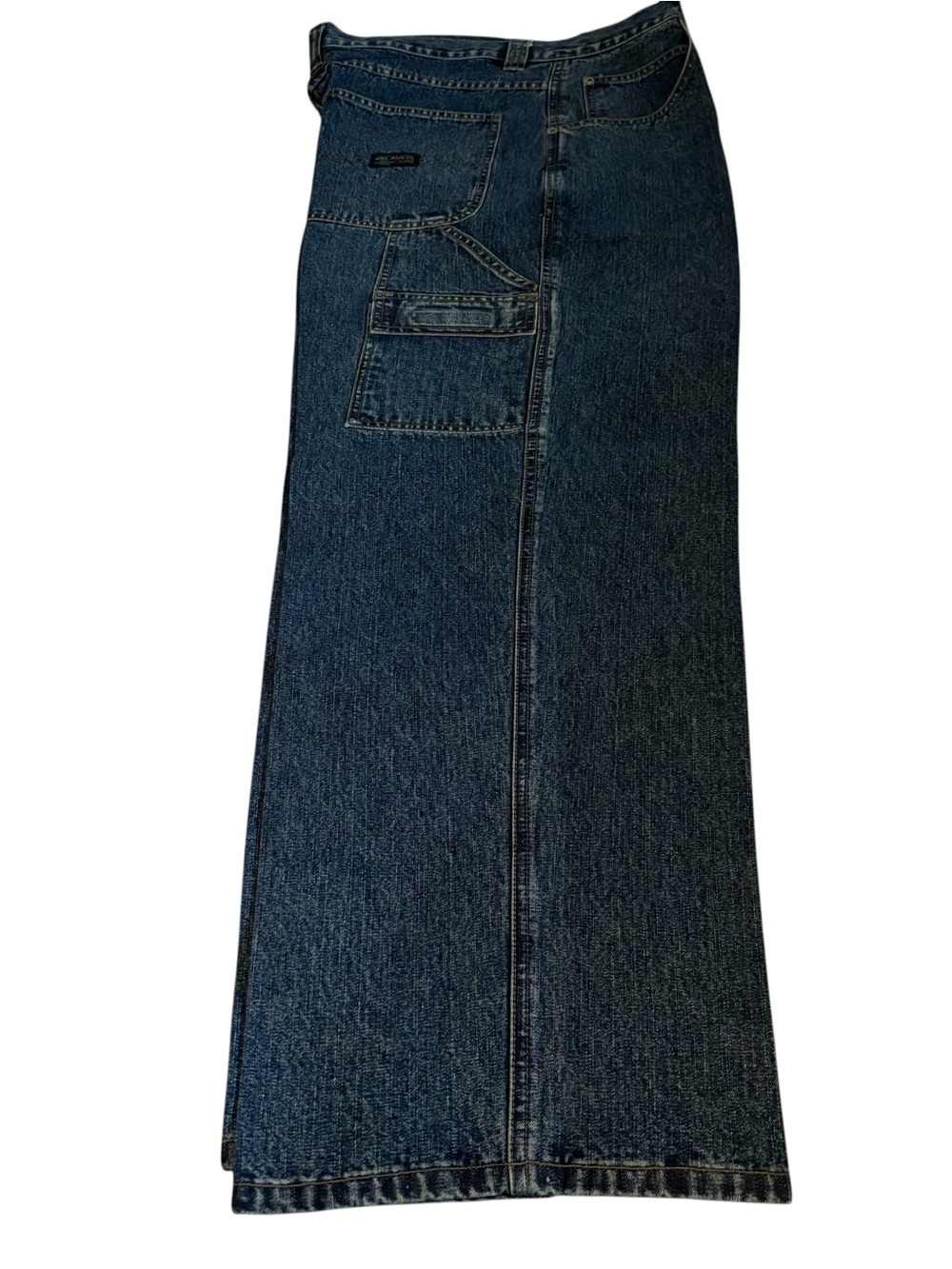 Wrangler Carpenter Jeans Mens 34X32 Painters Pants Blue Jeans 100% Cott Loose